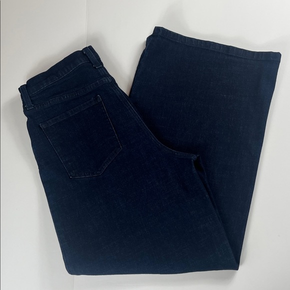 Banana Republic Factory Pleated Wide-Leg Jean - Picture 7 of 12